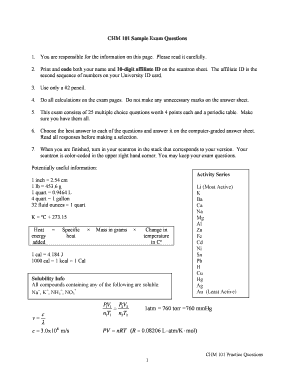 Exam Answers 11  Form