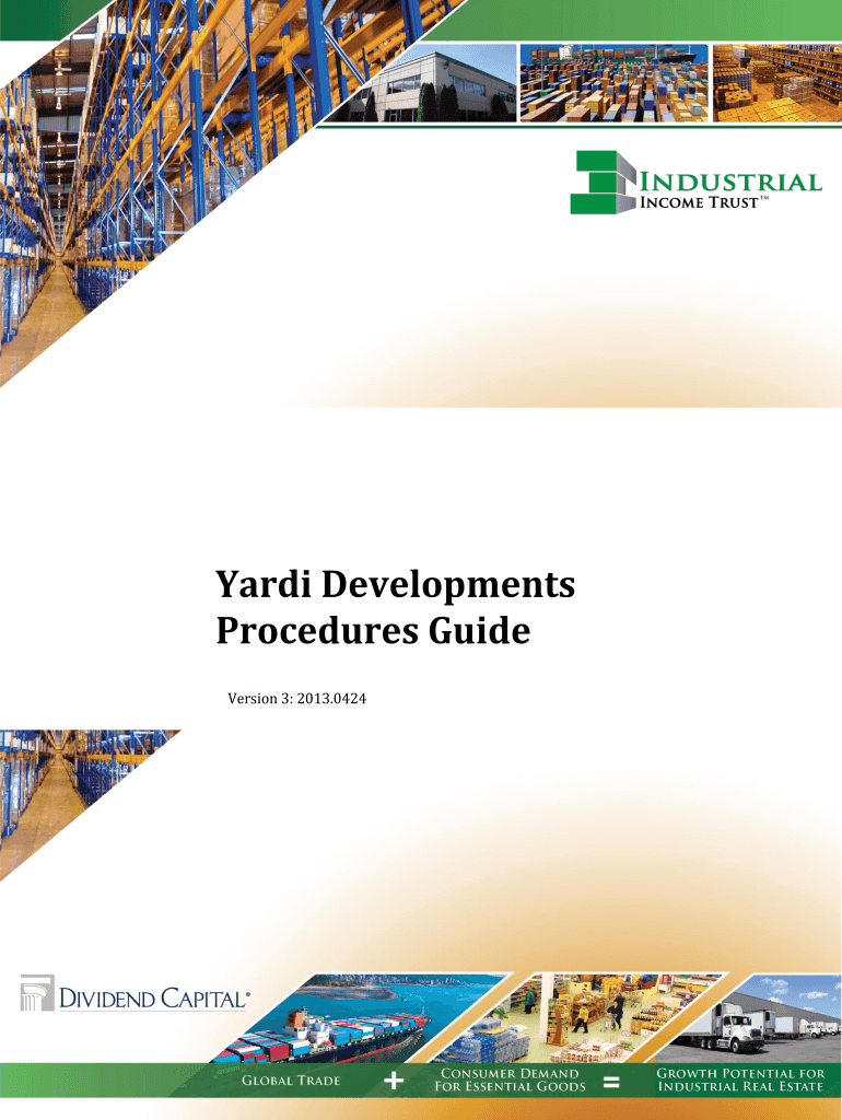  Yardi Training Manual PDF 2013-2024