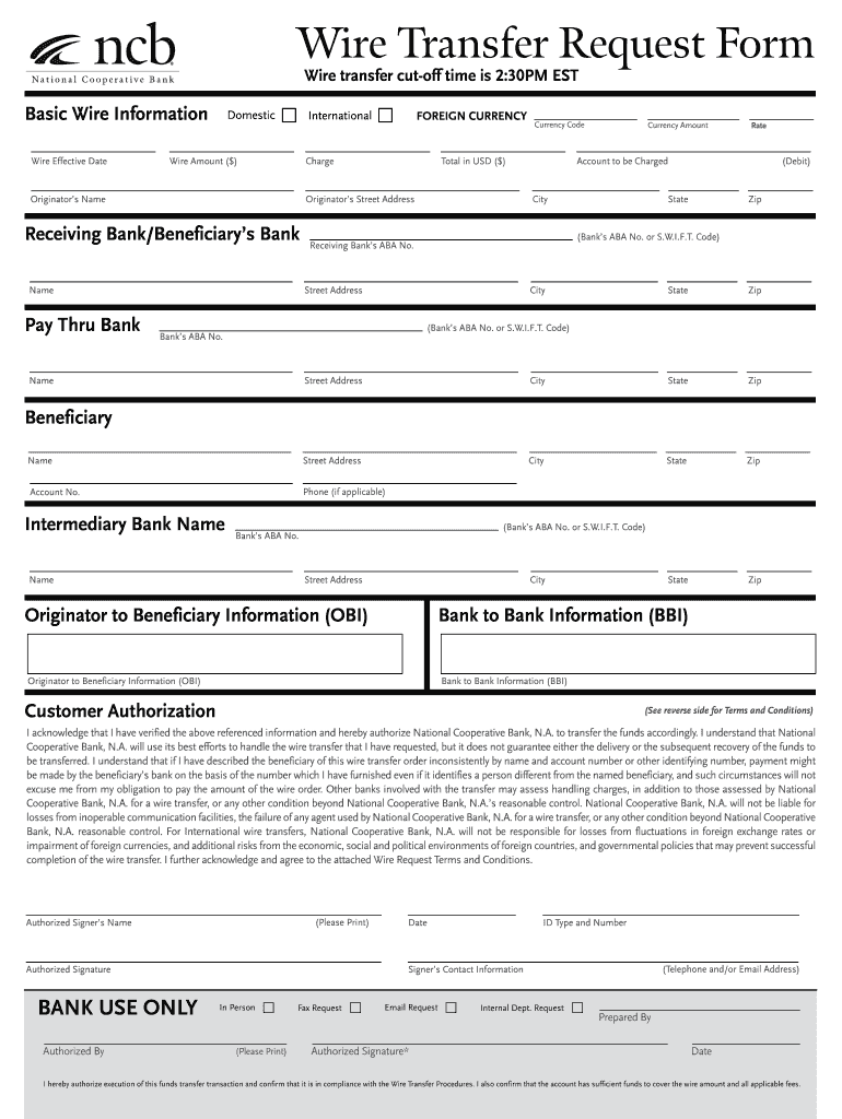 Ncb Online  Form