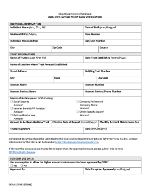 Odm 10193 Form