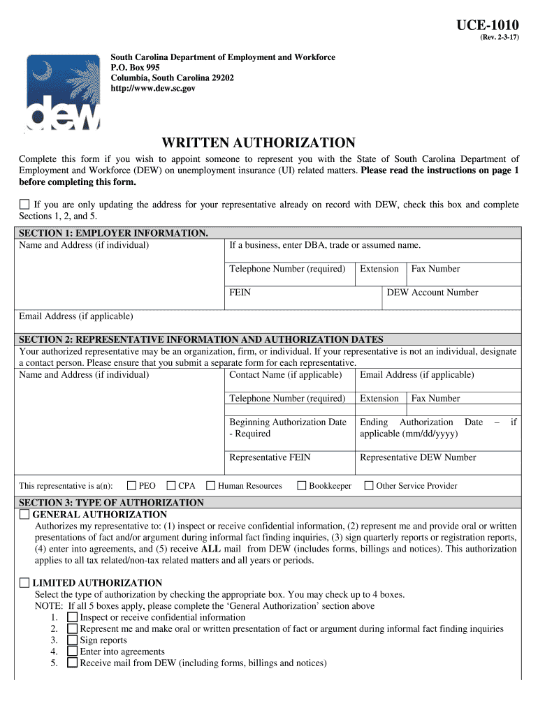  Uce 1010  Form 2015