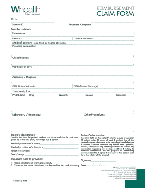 Whealth International  Form