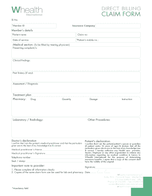Whealth Insurance Contact Number  Form