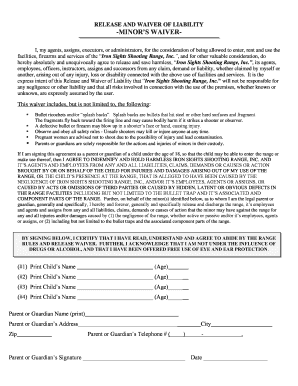Iron Sights Waiver  Form