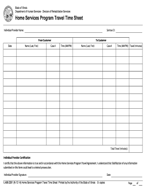Dhs Timesheets  Form