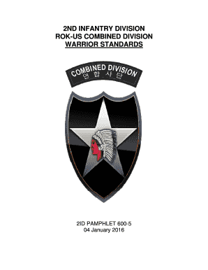 2id Warrior Standard  Form