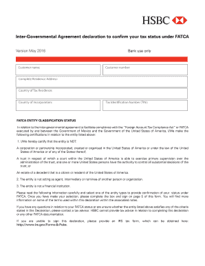  Inter Governmental Agreement Declaration 2016-2024