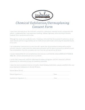 Dermaplaning Consent Form PDF