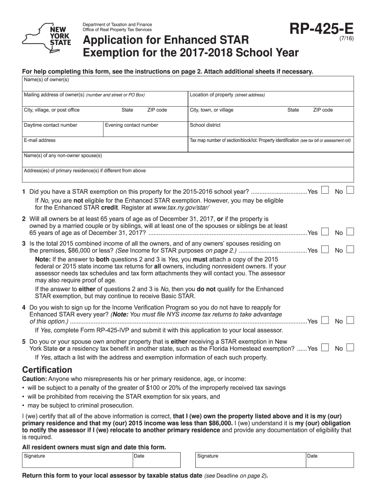 form-rp-425-application-for-enhanced-star-exemption-for-tax-ny-fill