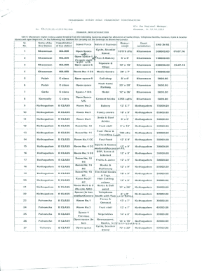 Tsrtc Tenders  Form