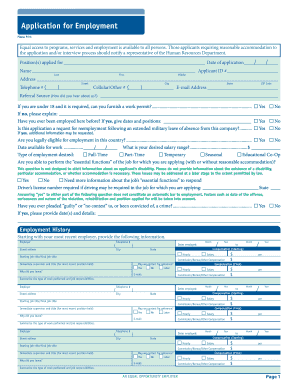 Application for Employment Maverick Boat Group  Form