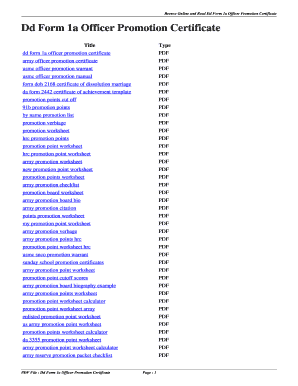 Dd Form 1a