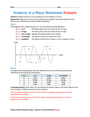 Calculating Frequency Wavelength And Energy Worksheet Answer Key - Fill and  Sign Printable Template Online