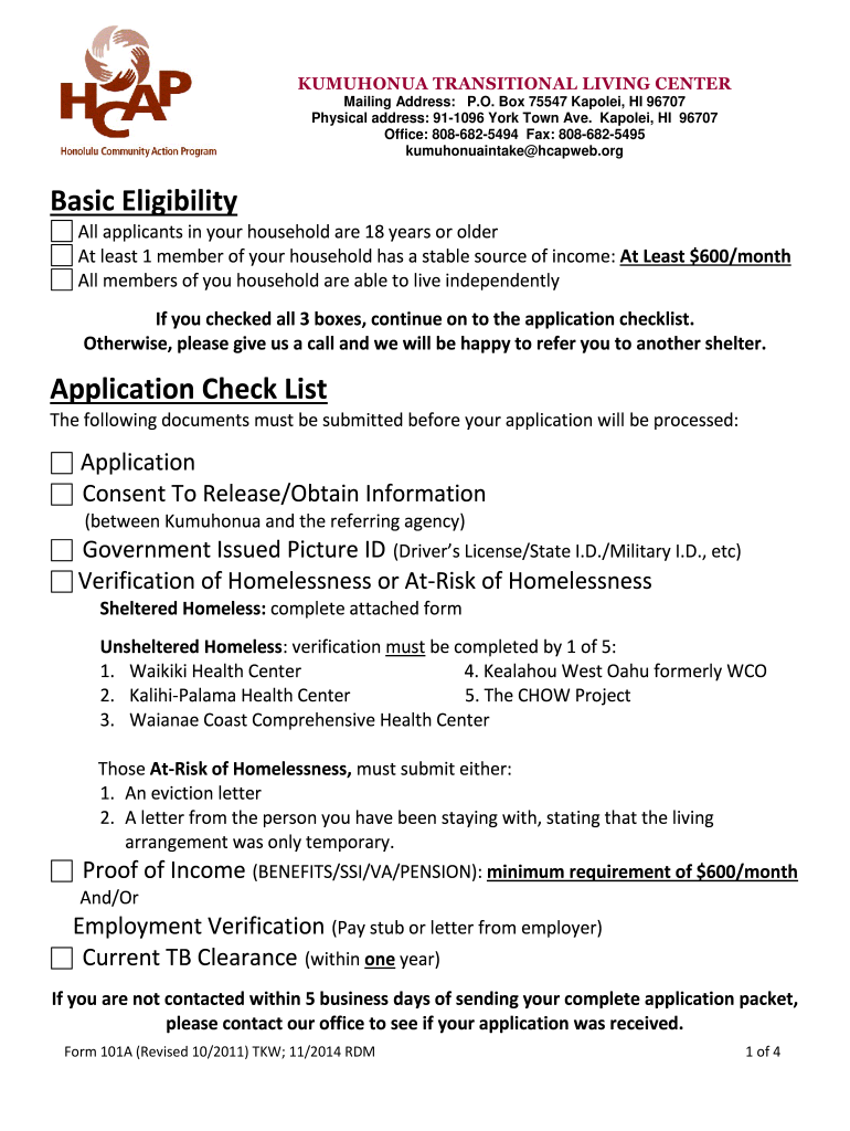  Download the Kumuhonua Application PDF Honolulu Community Hcapweb 2011-2024