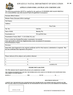 Ec 38  Form