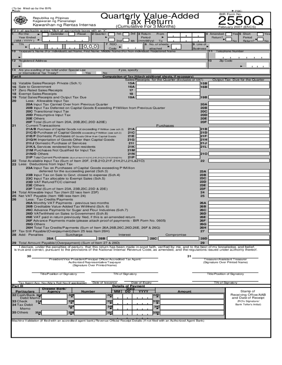 2550q Form PDF