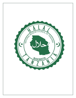 Download Halal Tanzania Halaltanzania  Form