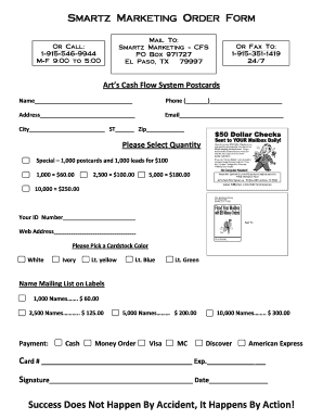 Smartz Funding Network  Form