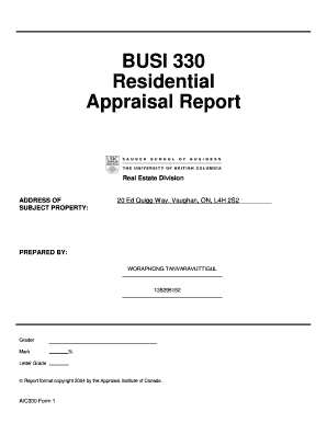 Busi 330 Project 1  Form