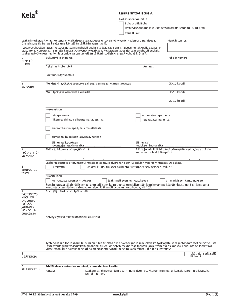 Sv6 Lomake  Form