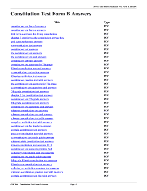 Constitution Test Form B Answers Constitution Test Form B Answers Aurobe