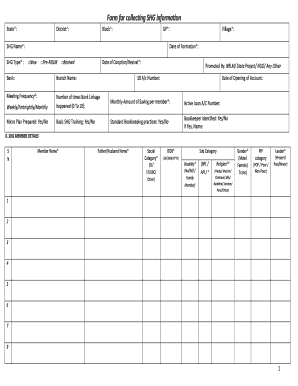 Nrlm Shg Registration  Form