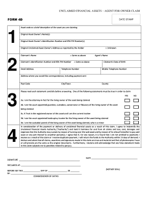 Ufaa Claim Forms PDF