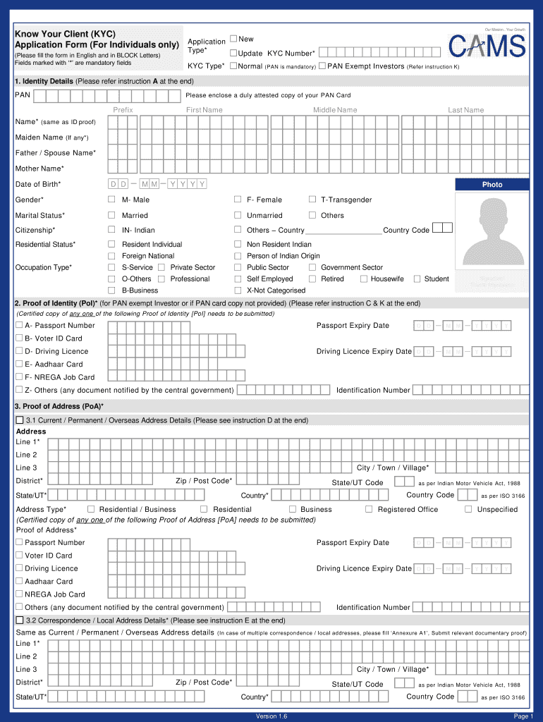 Kyc Form Download