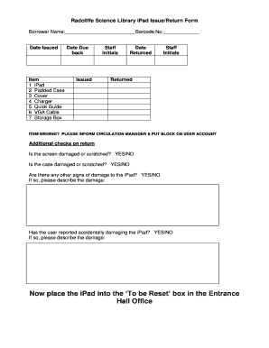 Company Laptop Return Form