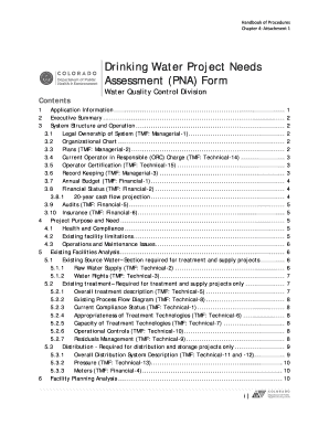 Handbook of Procedures Colorado  Form