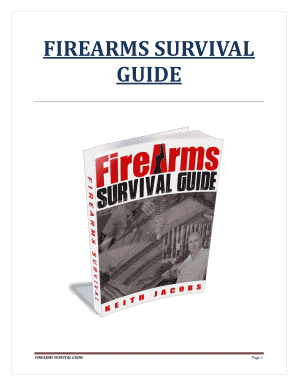 Firearms Survival Guide  Form