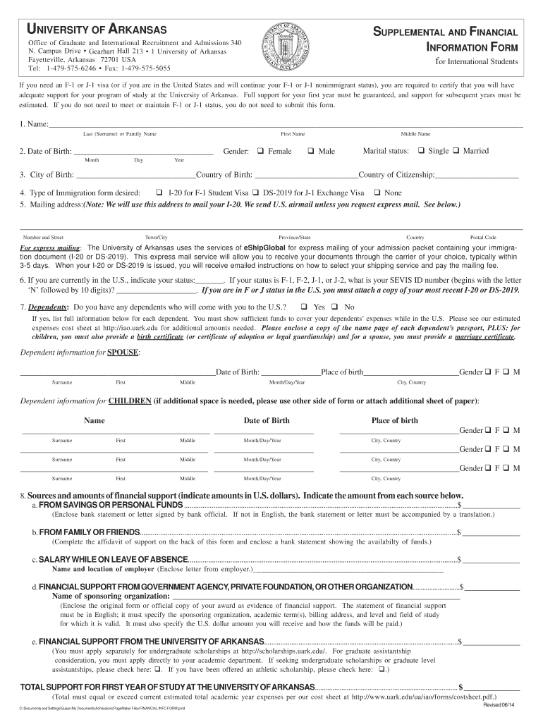  FINANCIAL INFO FORM 14 Pmd 2014