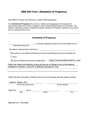 Dma 635 Form