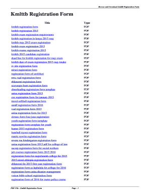 Kmlttb Diploma Past Papers Download  Form