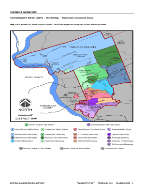 Central Dauphin School District Map  Form