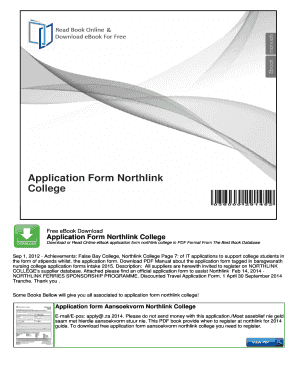 Northlink College Online Application  Form