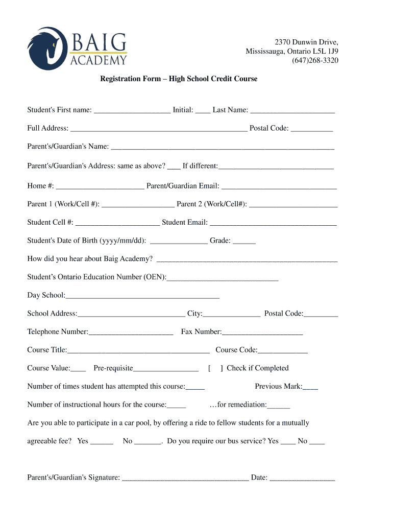 Baigacademy  Form