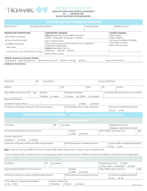  Member Change Form 2020