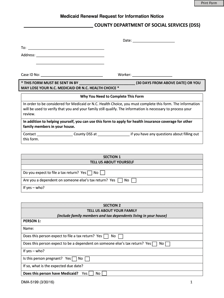 Get and Sign Dma 5199 2016-2022 Form