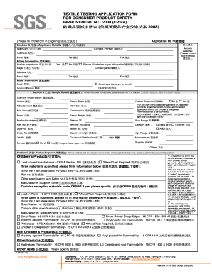 Sgs Form