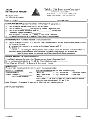 Security Administration Withdrawal  Form