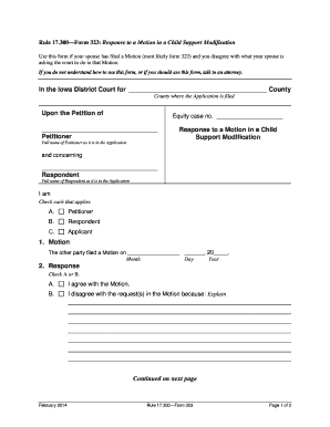 Iowa Form 323