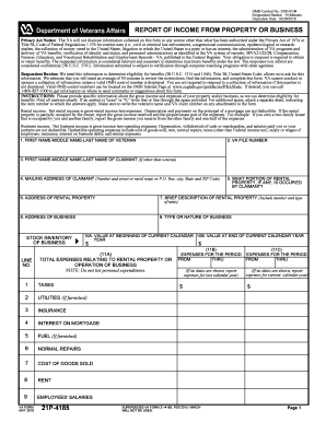  Va Form 21p 4185 2016