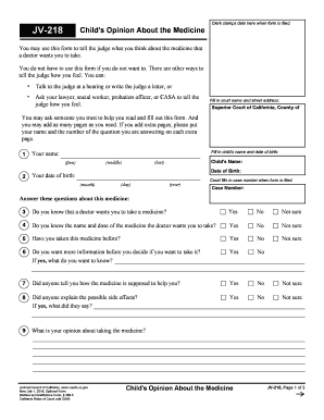 Jv 218  Form