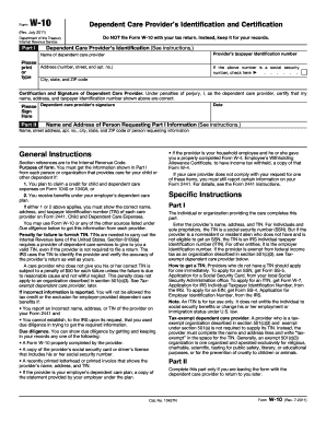 2014 W-10 form