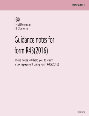 Guidance Notes for Form R43 Welcome to GOV UK