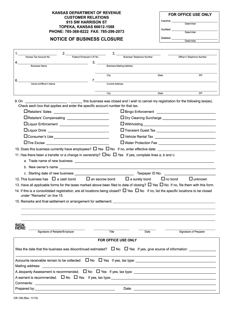 Get and Sign Cr 108  Form