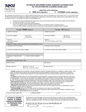 Get and Sign Ach Transfer Authorization Form 2016-2022