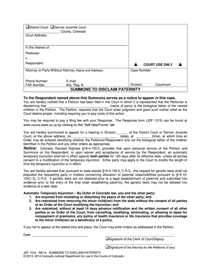 Jdf 1515  Form