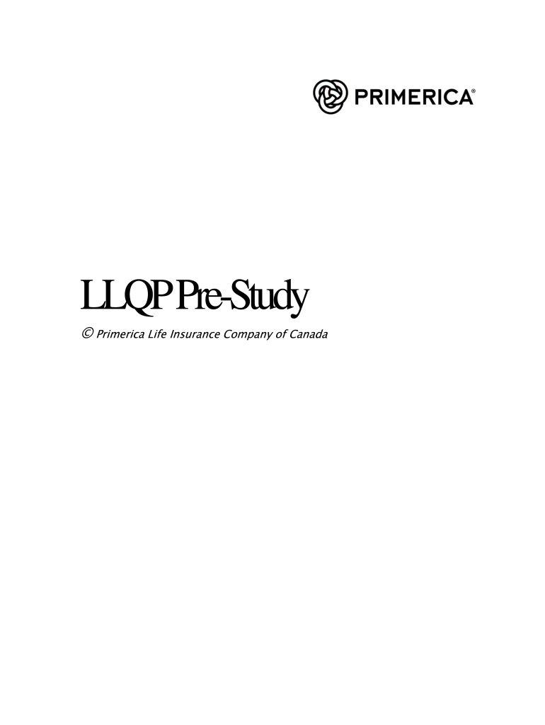 Llqp Primerica  Form